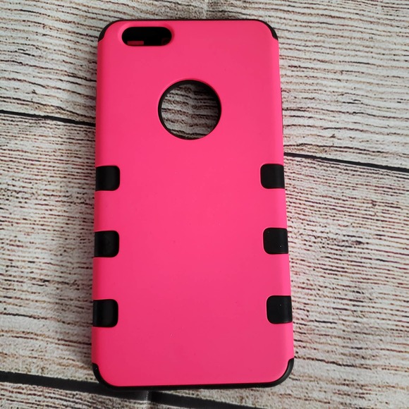 iPhone 6/6s Plus pink black phone case - Picture 2 of 3